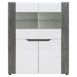 Kredens BRANDO 4D B4 z oświetleniem