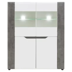 Kredens BRANDO 4D B4 z oświetleniem