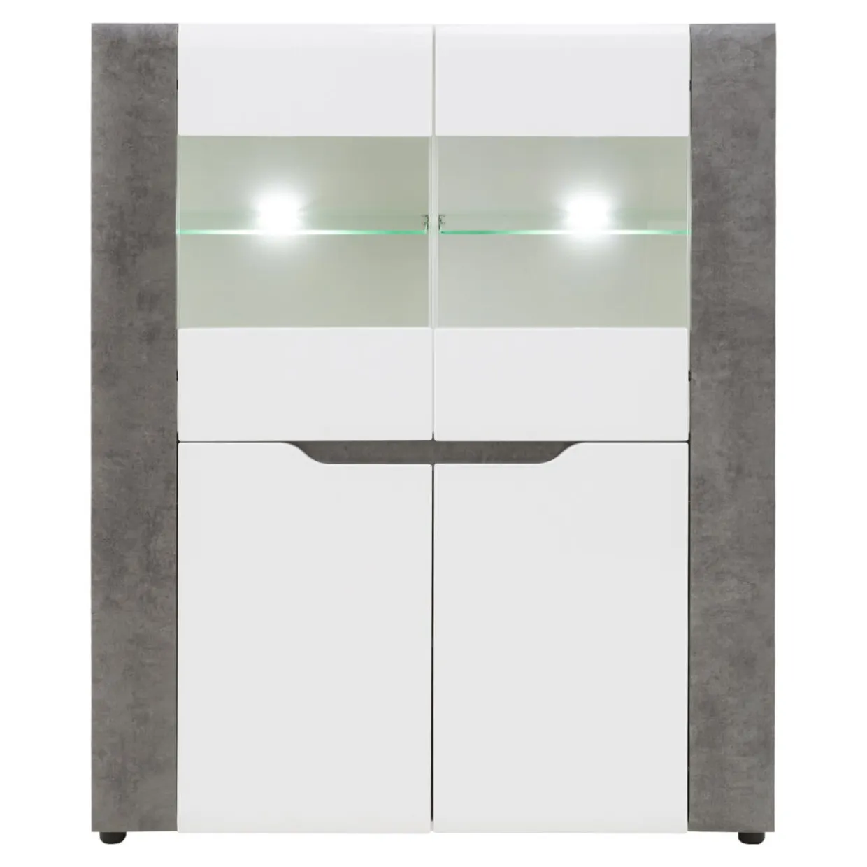 Kredens BRANDO 4D B4 z oświetleniem