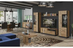 Kredens DORIAN DN4 4D z oświetleniem