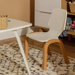 Krzesełko dziecięce białe MAJA