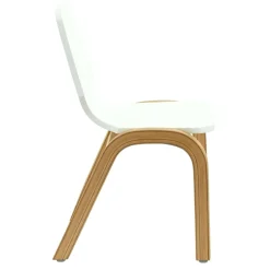 Krzesełko dziecięce białe MAJA