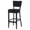 Krzesło barowe czarne RYAN