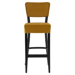 Krzesło barowe musztardowe RYAN