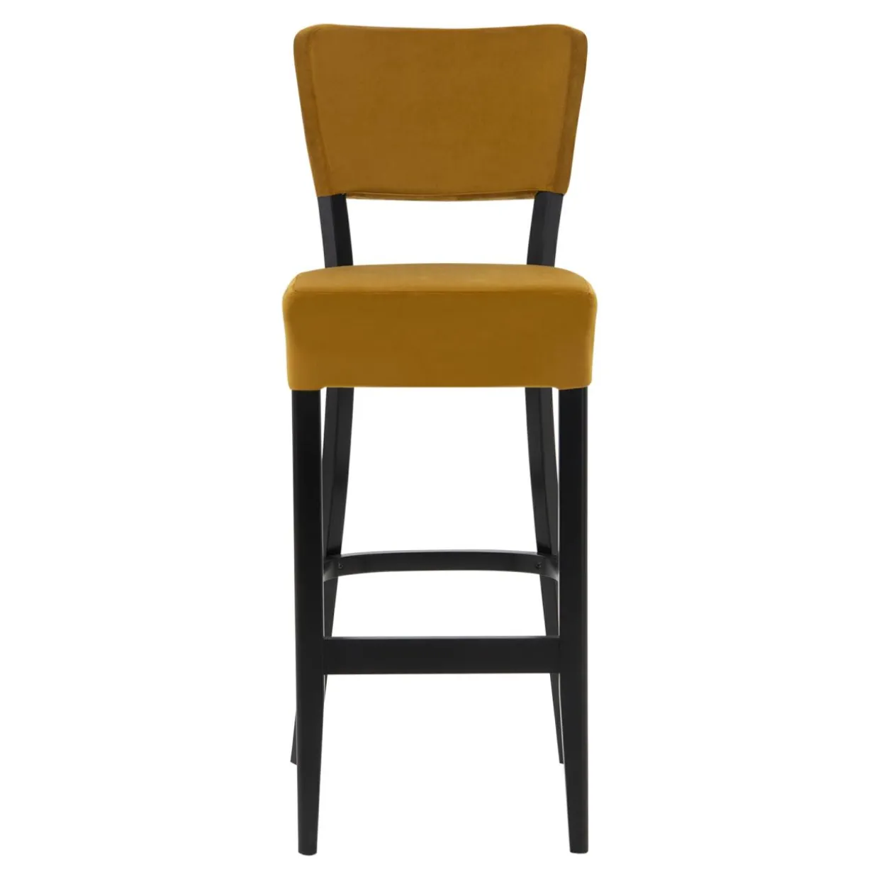 Krzesło barowe musztardowe RYAN