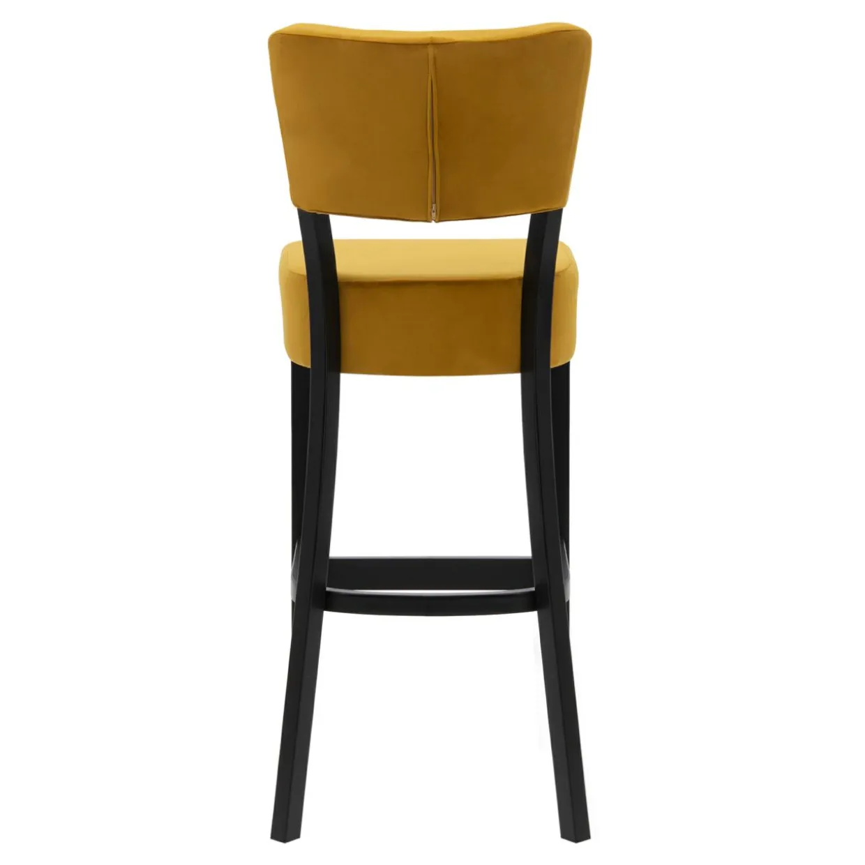 Krzesło barowe musztardowe RYAN