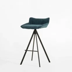 Krzesło barowe niebieskie FLAIRO