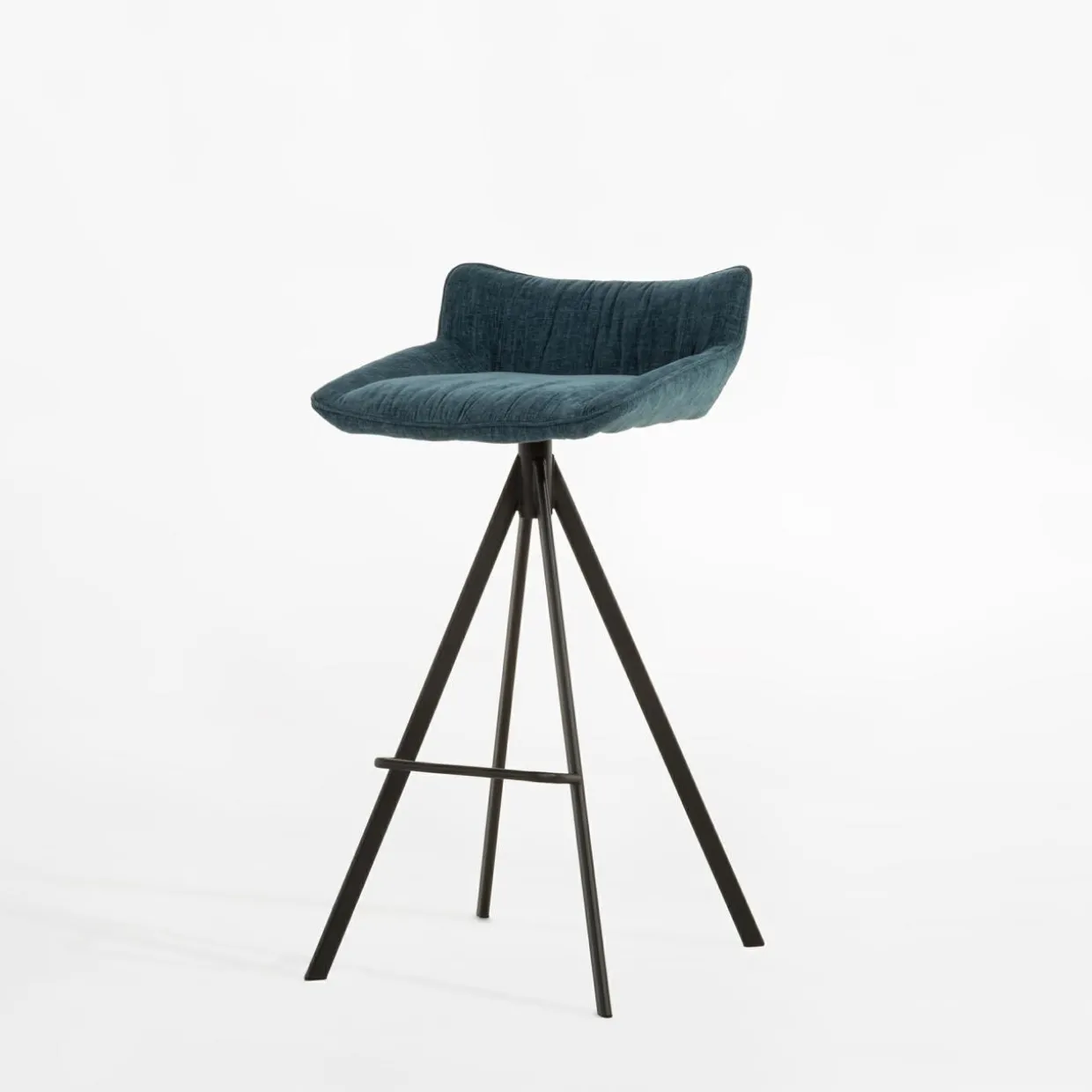 Krzesło barowe niebieskie FLAIRO