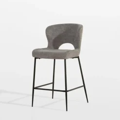 Krzesło barowe szare DAPPERI