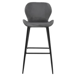 Krzesło barowe szare LAIKA