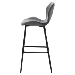 Krzesło barowe szare LAIKA