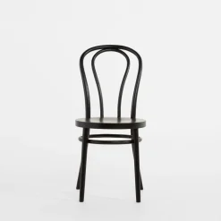 Krzesło drewniane czarne CARLO