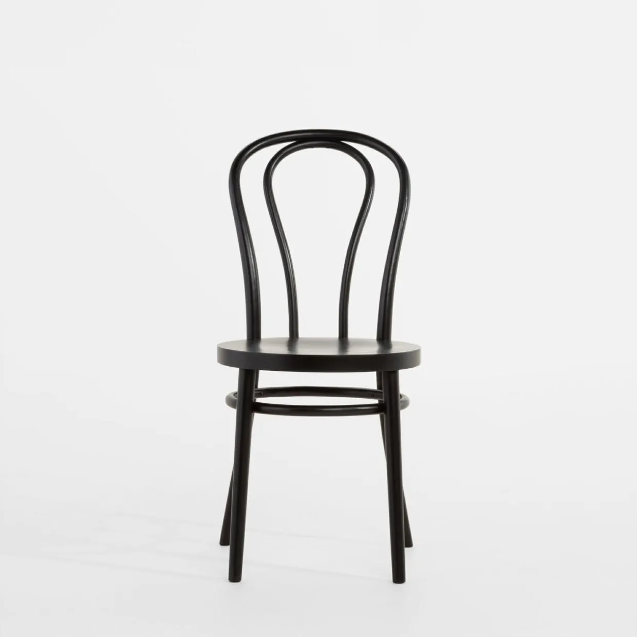 Krzesło drewniane czarne CARLO