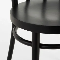 Krzesło drewniane czarne CARLO