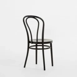 Krzesło drewniane czarne CARLO