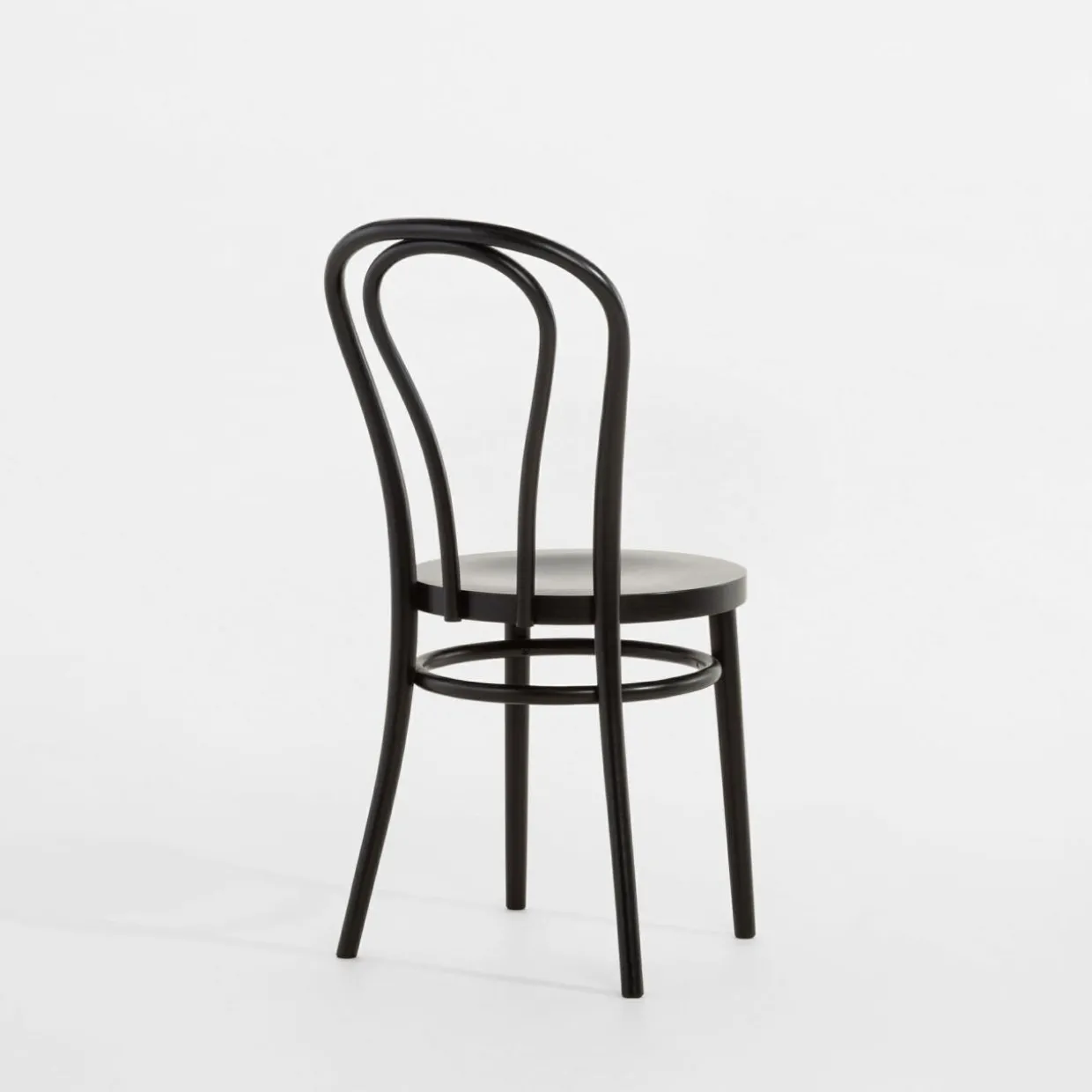 Krzesło drewniane czarne CARLO