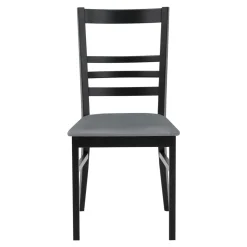 Krzesło drewniane czarne FIDUS