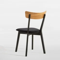 Krzesło drewniane czarne OSLO II
