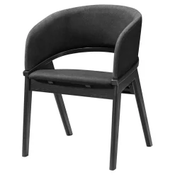 Krzesło drewniane czarne REZKA