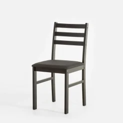 Krzesło drewniane czarne SAFIRO