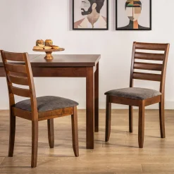 Krzesło drewniane szare DAHIA