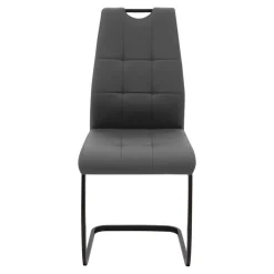 Krzesło na płozie szare ATOLA