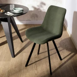 Krzesło obrotowe ciemnozielone JELKO