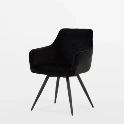 Krzesło obrotowe czarne ATEMO