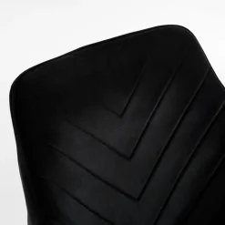 Krzesło obrotowe czarne ATEMO