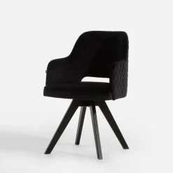 Krzesło obrotowe czarne MALCO