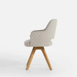 Krzesło obrotowe jasnoszare MALCO