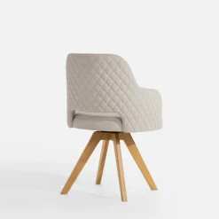 Krzesło obrotowe jasnoszare MALCO