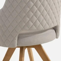 Krzesło obrotowe jasnoszare MALCO