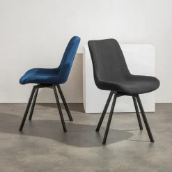 Krzesło obrotowe szare JELKO