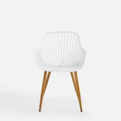 Krzesło ogrodowe białe LIXEL