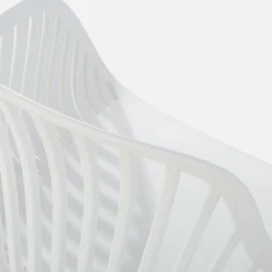 Krzesło ogrodowe białe LIXEL