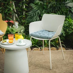 Krzesło ogrodowe FANEMALE beżowe