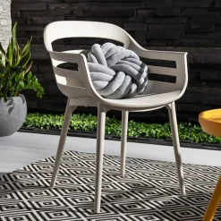 Krzesło ogrodowe HENTILLA beżowe