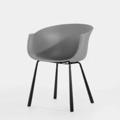 Krzesło ogrodowe szare UNDIGO