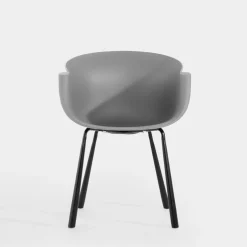 Krzesło ogrodowe szare UNDIGO