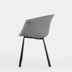 Krzesło ogrodowe szare UNDIGO