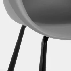 Krzesło ogrodowe szare UNDIGO