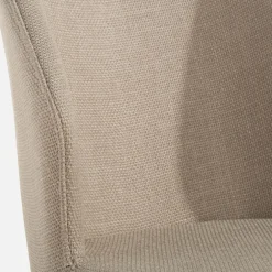 Krzesło tapicerowane beżowe EKLIPSE