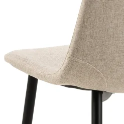 Krzesło tapicerowane beżowe NINA