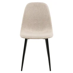 Krzesło tapicerowane beżowe NINA