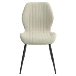 Krzesło tapicerowane beżowe ABROK