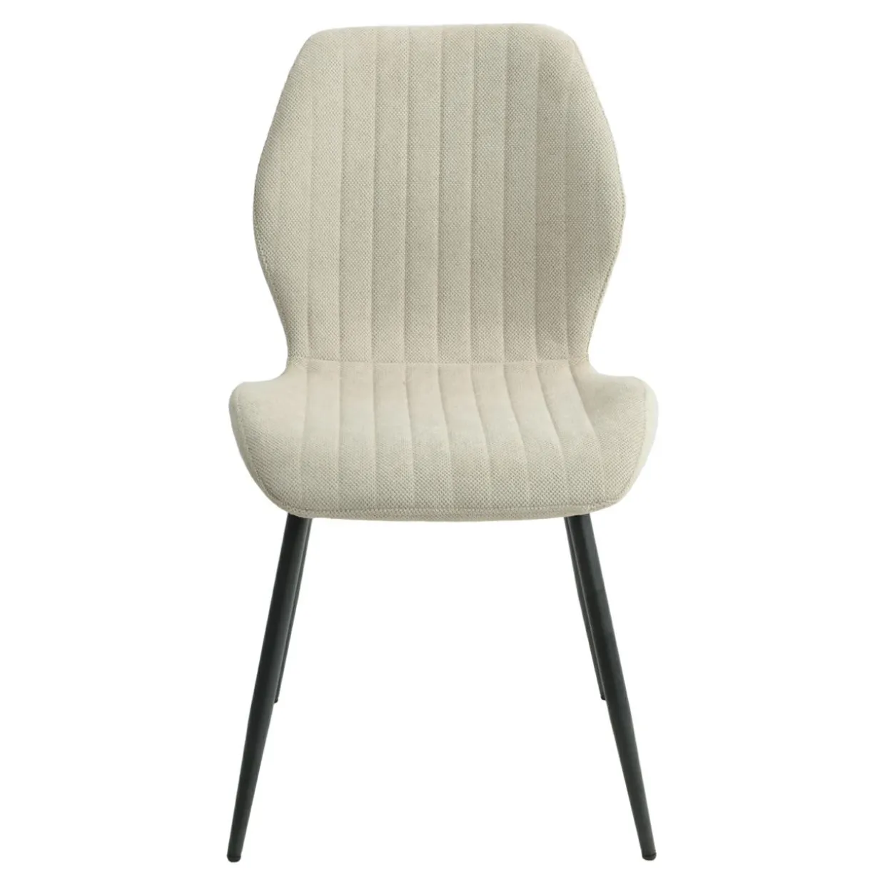 Krzesło tapicerowane beżowe ABROK