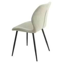 Krzesło tapicerowane beżowe ABROK