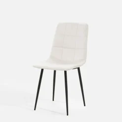 Krzesło tapicerowane białe FOLVIO