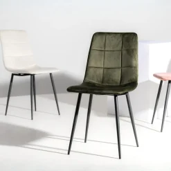 Krzesło tapicerowane białe FOLVIO